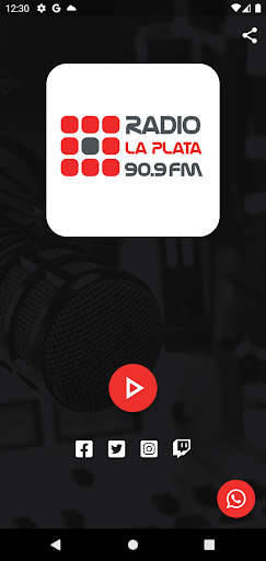 Android application Radio La Plata 90.9 screenshort