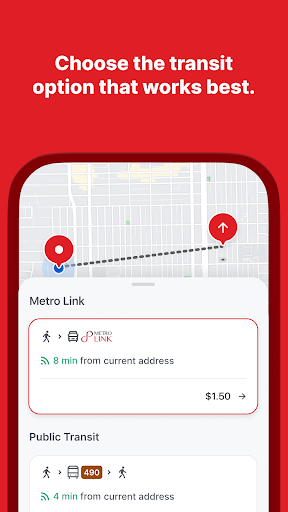 Screenshot of Metro Link - Kalamazoo