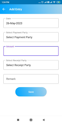 ACCOUNTS Screen 3