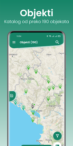 Android application Islamski objekti u Crnoj Gori screenshort