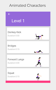 Buttocks & Legs Workout Home Screenshot