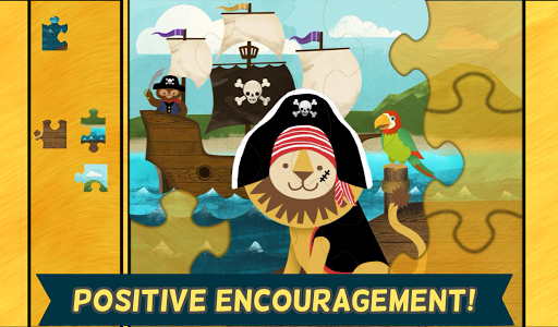 Screenshot of Pirate Preschool Puzzle Game