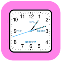 Analog Clock Square Classic