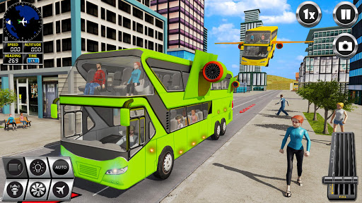Flying Bus Driving simulator 2019: Free Bus Games 3.3 screenshots 16