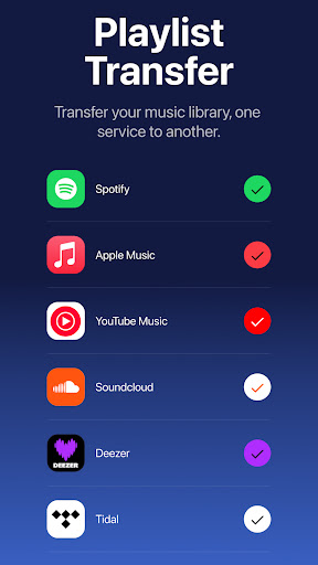 Playlist Transfer for My Music screenshot 1