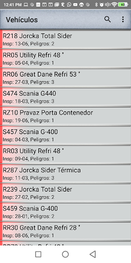 Android application hiveManagement screenshort