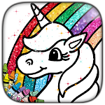 Cover Image of Unduh Rainbow Glitter Coloring  APK