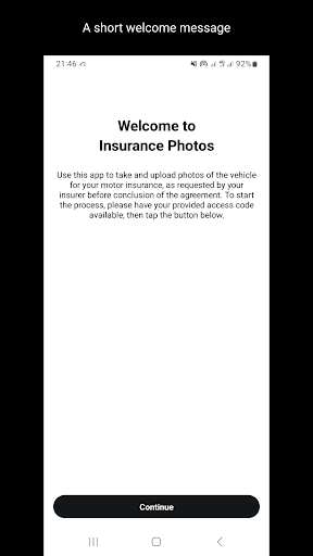 Android application Insurance Photos screenshort
