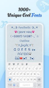 برنامج Cool Fonts – Keyboard Themes مهكر APK للاندرويد 2025 2