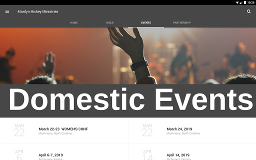 Screenshot of Marilyn Hickey Ministries
