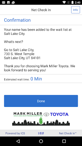 Net CheckIn Mark Miller Toyota Screen 3
