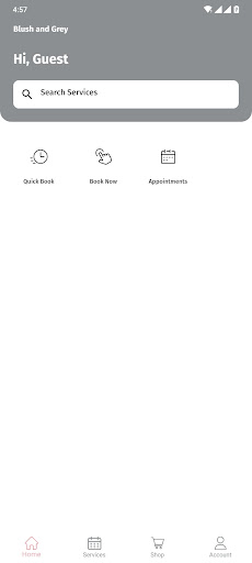 Android application Blush & Grey Mobile screenshort
