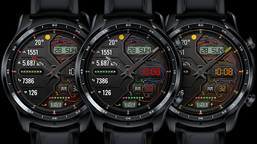 Hybrid ECTONI URX27 Watch face