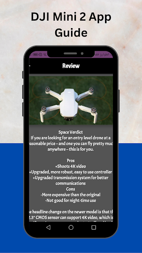 Android application DJI Mini 2 App Guide screenshort