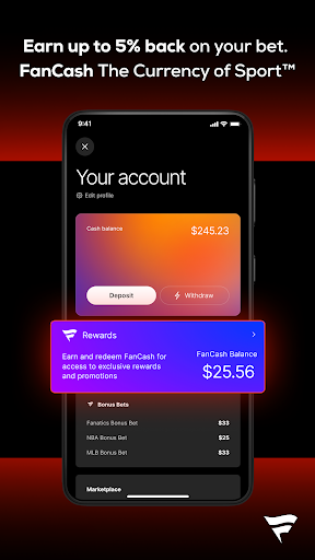 Fanatics Sportsbook screenshot
