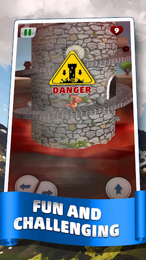 Android application 🏰 Dragon Climb - Spiral Tower screenshort
