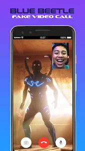 Video Call with Blue Beetle