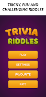 screenshot of TRIVIA Riddles: Word Quiz Game