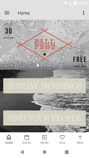 Android application The Shoreline Church App screenshort