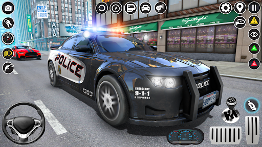 Car Driving Game: Police Games Screen 2