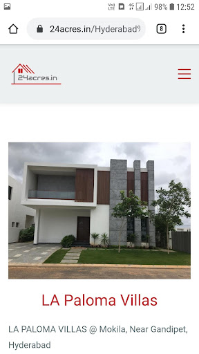 Android application 24acres: Buy or Sell Property screenshort