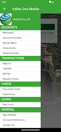 Valley One Community FCU Screen 3