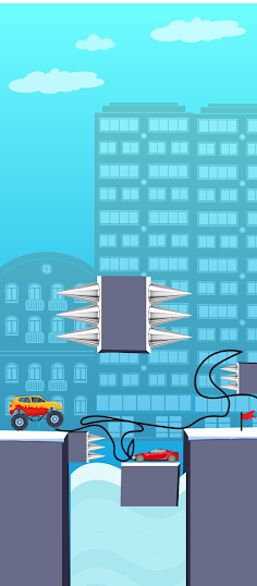 Draw Bridge Games: Save Cars - Screenshot 4