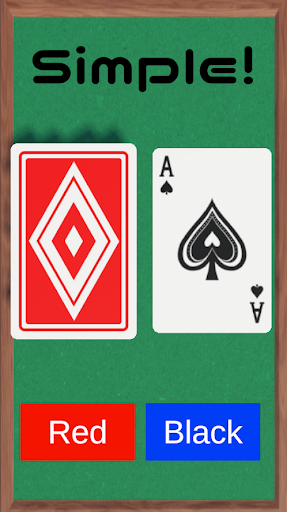 Android application High&Low-Simple Card Game screenshort