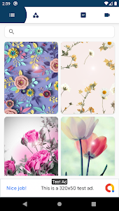 Natural Flowers Wallpaper