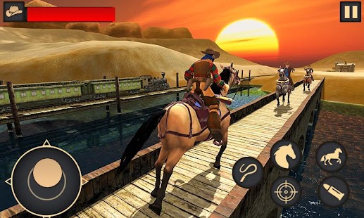 West Town Sheriff Horse Game Screenshot