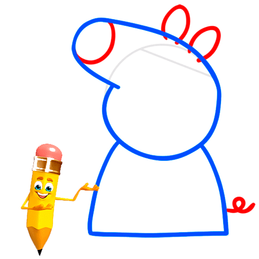 How to draw pepa logo