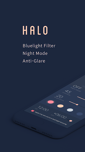 Android application HALO - Bluelight Filter screenshort