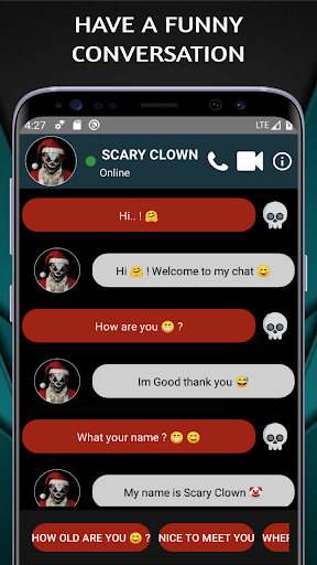 scary clown fake video call 2021