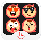 Little Cute Red Hat Emoji Pack icon