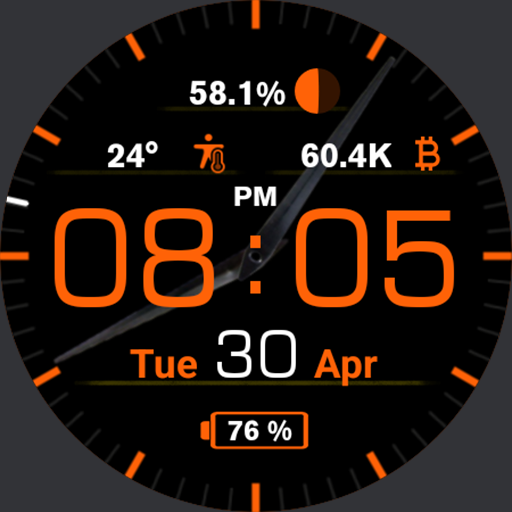 Casual Watch AKM Wear OS Logo