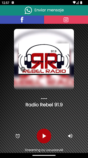 Android application Radio Rebel 91.9 screenshort