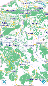 Map of Croatia offline Unknown