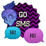 GO SMS - Sugar Skulls 5 icon
