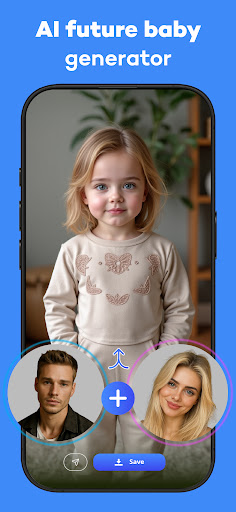 Screenshot of AI Baby Face Generator: BabyS