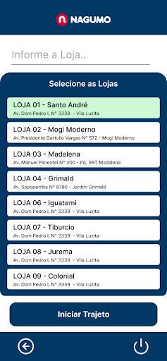 Android application Controle KM screenshort