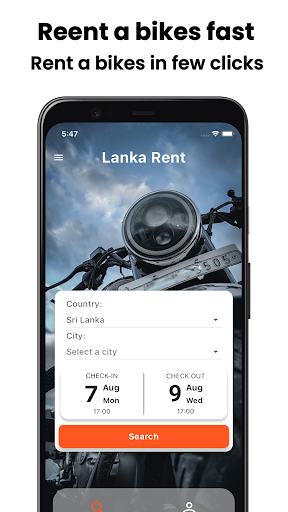 Android application Lanka Rent screenshort