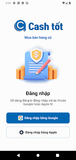 Android application Cashtot screenshort
