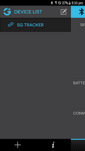 SG Tracker Screen 2
