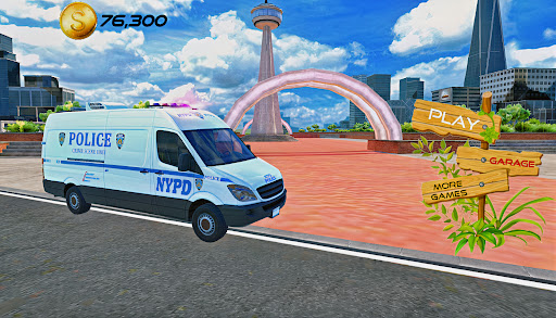 Police Van Duty Car Game 2023 1.13 screenshots 1