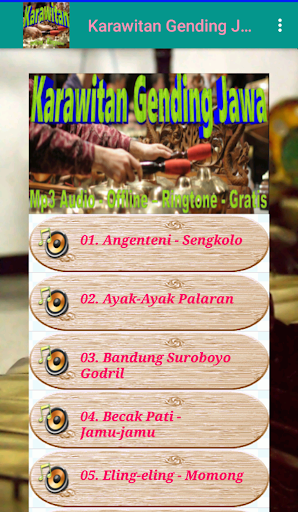 Karawitan Gending Jawa Offline Screen 3