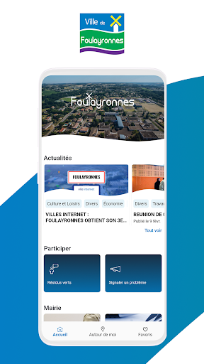 Android application Foulayronnes screenshort