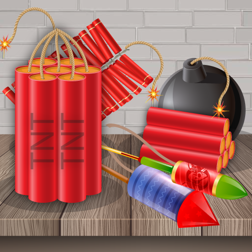Bombs and Explosions Firecrack logo