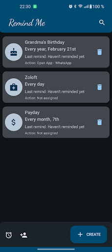 RemindMe Screen 3