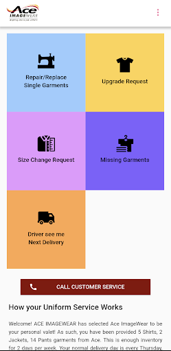 Android application Trace Uniform App screenshort