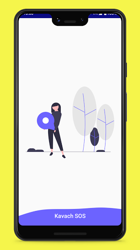 Android application Kavach SOS screenshort